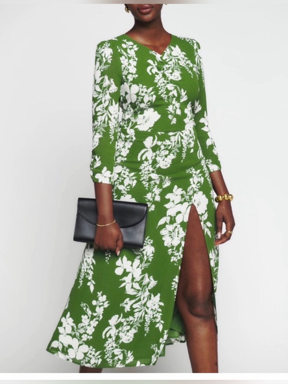 NWT Reformation Forest Dress Mystique - 4